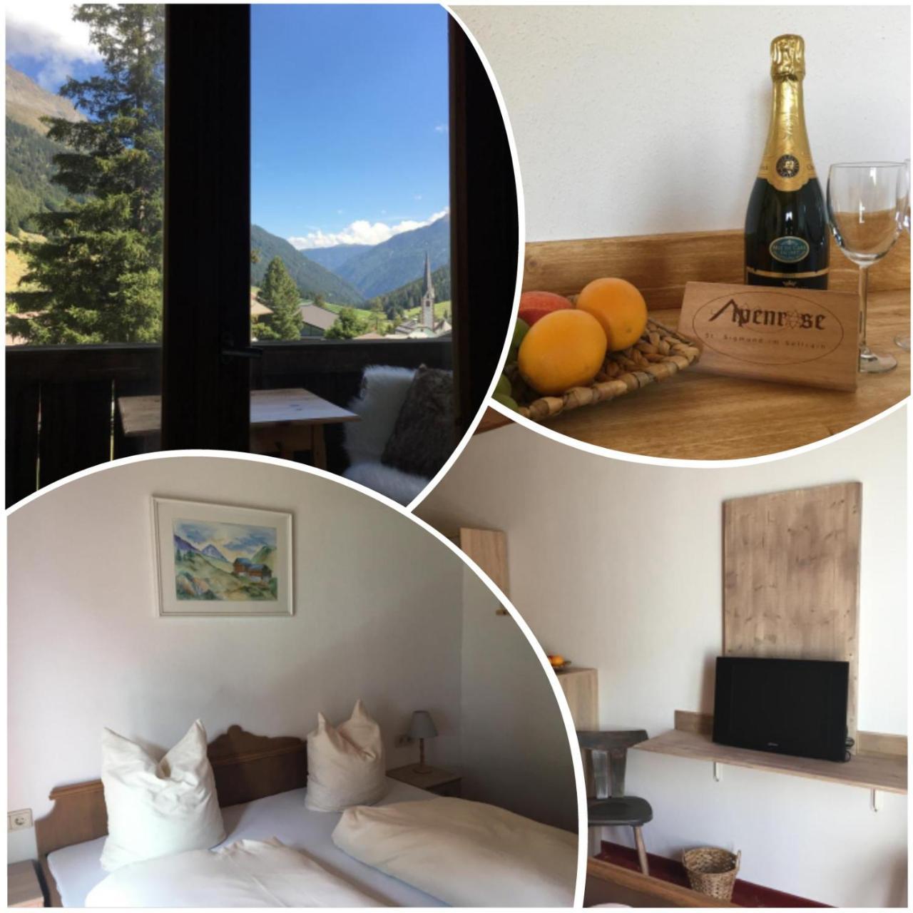 Sankt Sigmund im Sellrain Pension Alpenrose מראה חיצוני תמונה